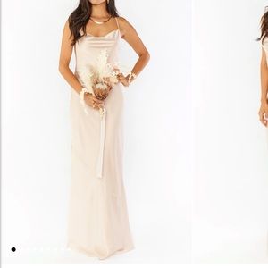 SHOW ME YOUR MUMU CHAMPAGNE TUSCANY DRESS